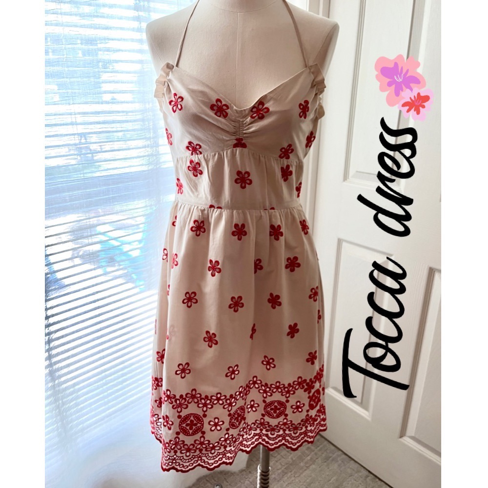 Tocca 🌺 Beautiful baby doll backless dress  SZ: 4
